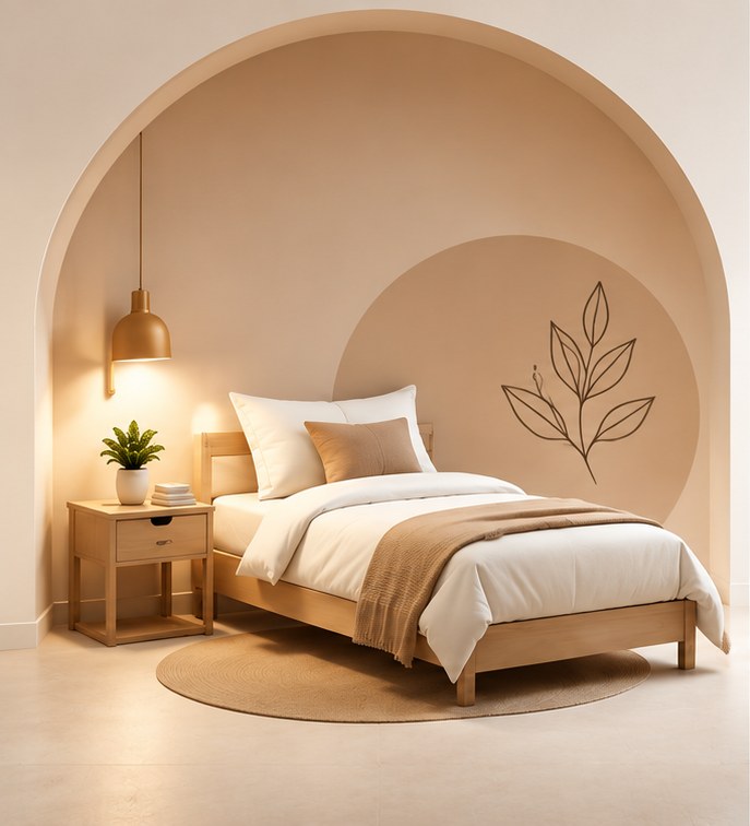Single sharing room at The Jugglers Nest girls PG in Bhopal
